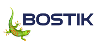 Bostik Bostik UK logo, featuring the brand name for high-performance adhesives and sealants like Evo-Stik Gripfill and Idenden 10-88 at Pipelagging.com, UK