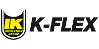 K-Flex K-Flex insulation logo for premium elastomeric pipe lagging and thermal solutions at Pipelagging.com, UK