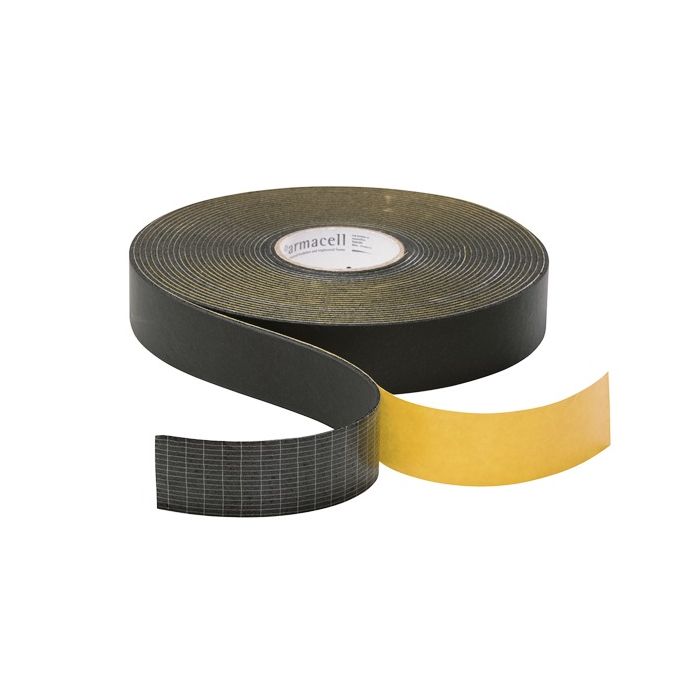 Armaflex Pipe Insulation Lagging Tape 50mm X 3mm X 15m Black Foam Class O Tapes In fact, professional plumbers might use tape effectively all the time. armaflex pipe insulation lagging tape 50mm x 3mm x 15m black foam class o